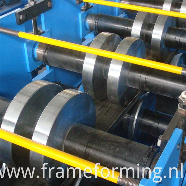 steel purlin roll forming machine